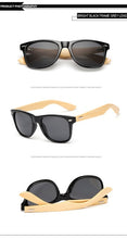 Load image into Gallery viewer, Women Wood Bamboo Sunglasses